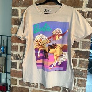 181 Men’s Barbie cowboy cowgirl t shirt. Sz Large